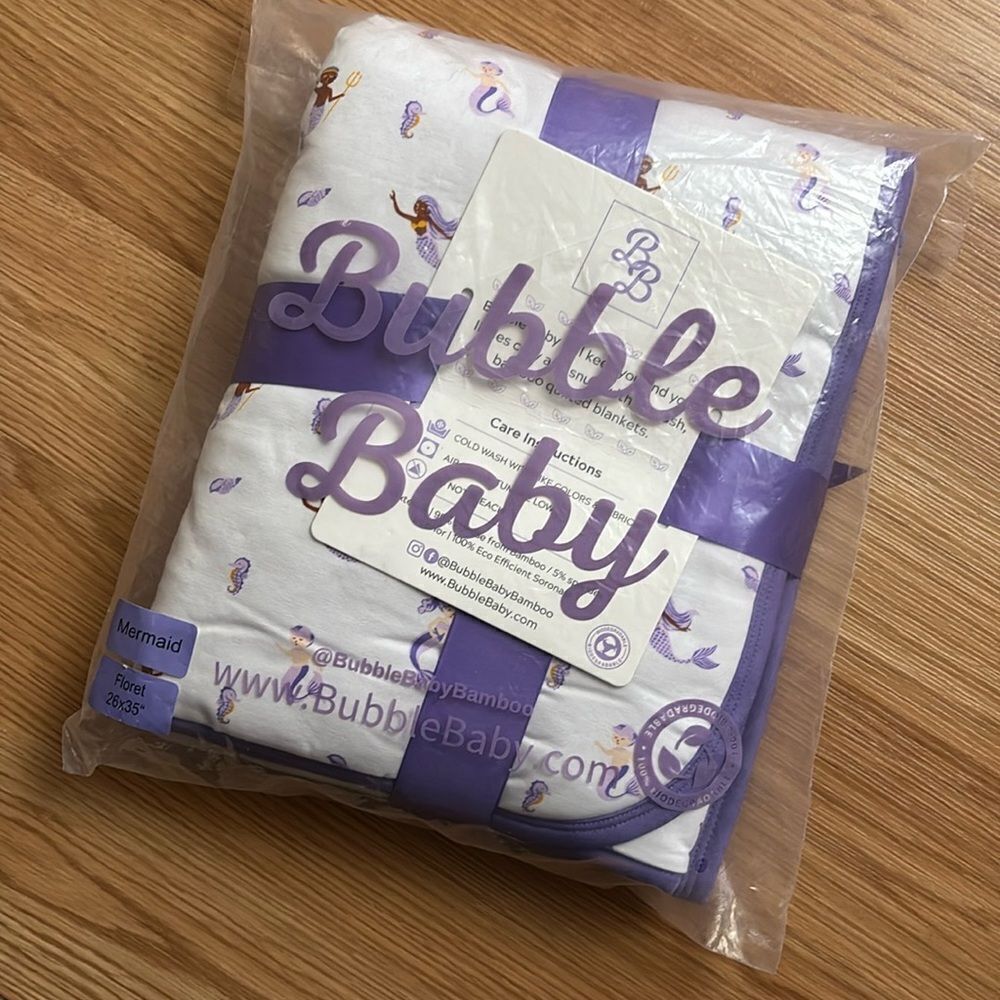 Bubble Baby Mermaid Blanket